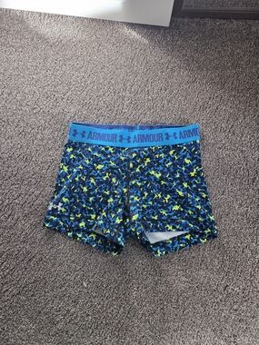 Under Armour Blue Camo Performance Boxer Briefs